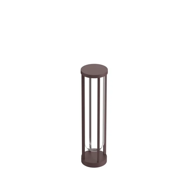 Flos In Vitro Bollard bolderverlichting - donker bruin - 60 cm