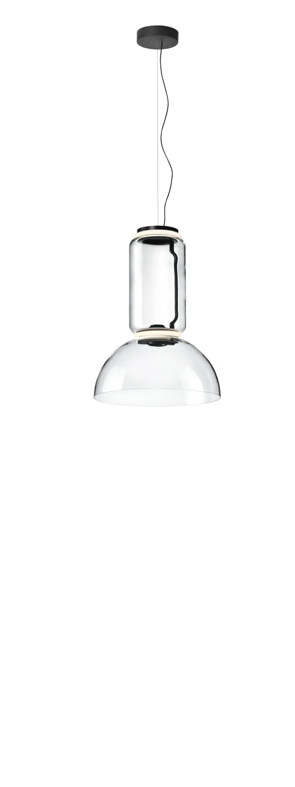 Flos Noctambule 1 Low Cylinder Bowl Hanglamp -