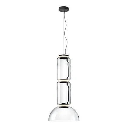 Flos Noctambule 2 Low hanglamp Ø55 LED cylinder en bowl