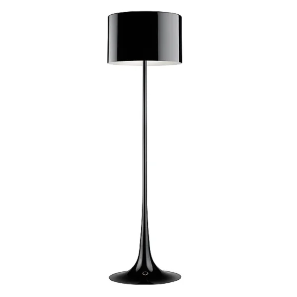 Flos Spun Light F - zwart glanzend