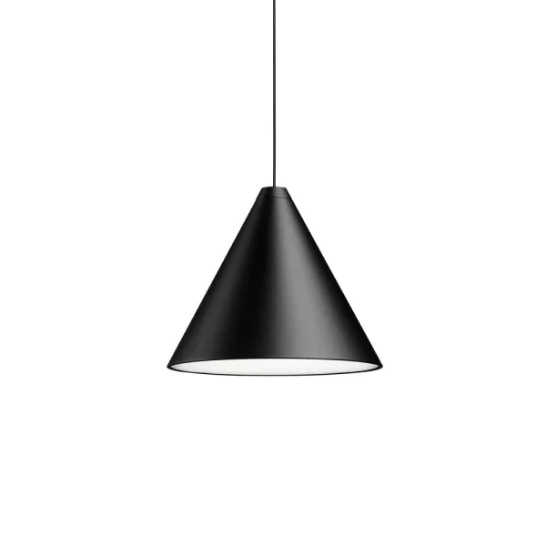 Flos String Light Cone hanglamp Zwart, 12 m kabel