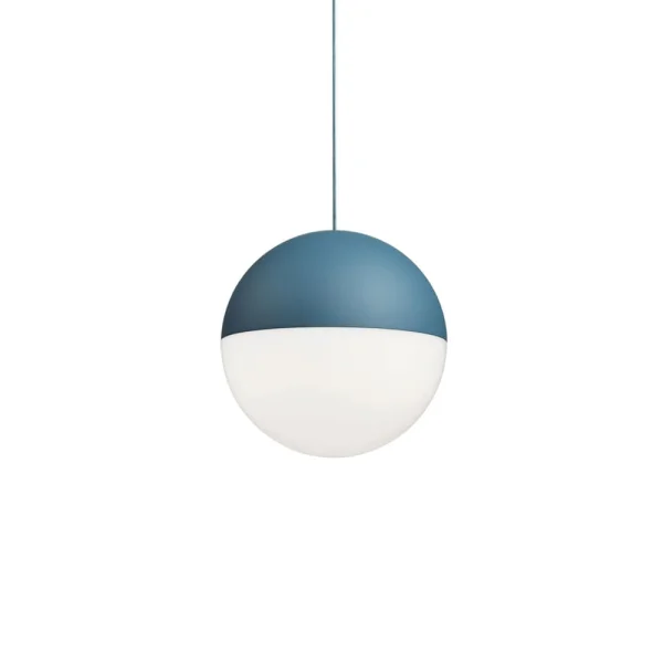 Flos String Light Sphere hanglamp Blauw, 22 m kabel
