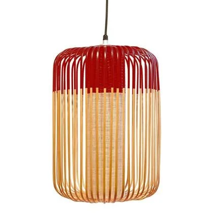 Forestier Bamboo Light hanglamp Ø35 large rood