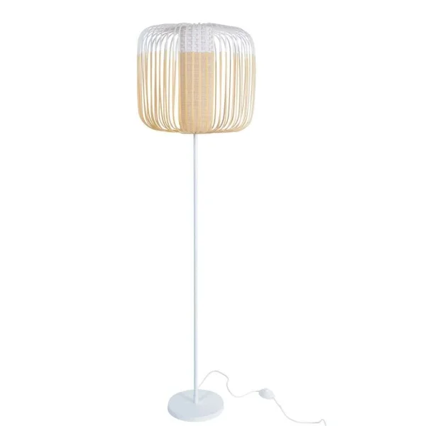 Forestier - Bamboo Vloerlamp White