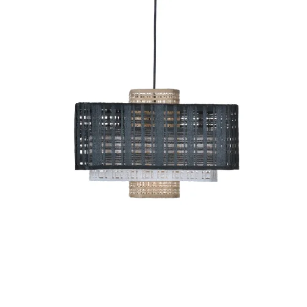 Forestier - Matrix Hanglamp Natural/White/Black