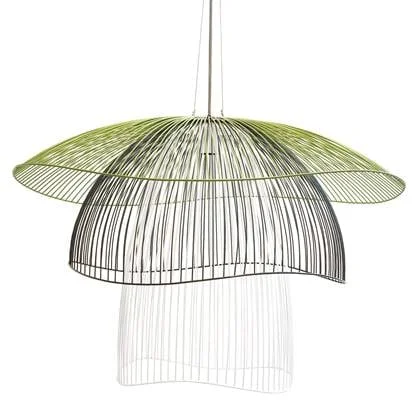 Forestier Papillon hanglamp Ø100 large blauw-wit-groen