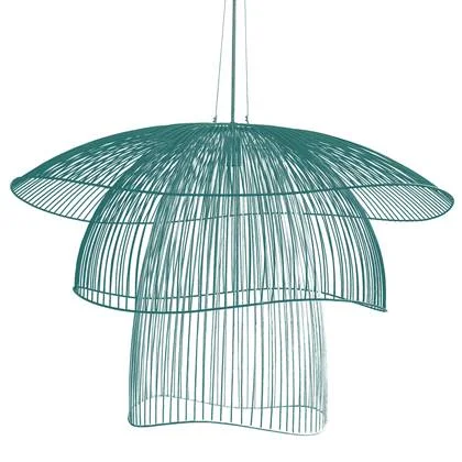 Forestier Papillon hanglamp Ø100 large blauwgrijs