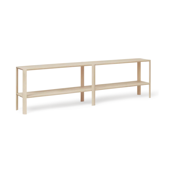 Form & Refine Leaf plankrek 2 planken 57x200 cm Wit eiken