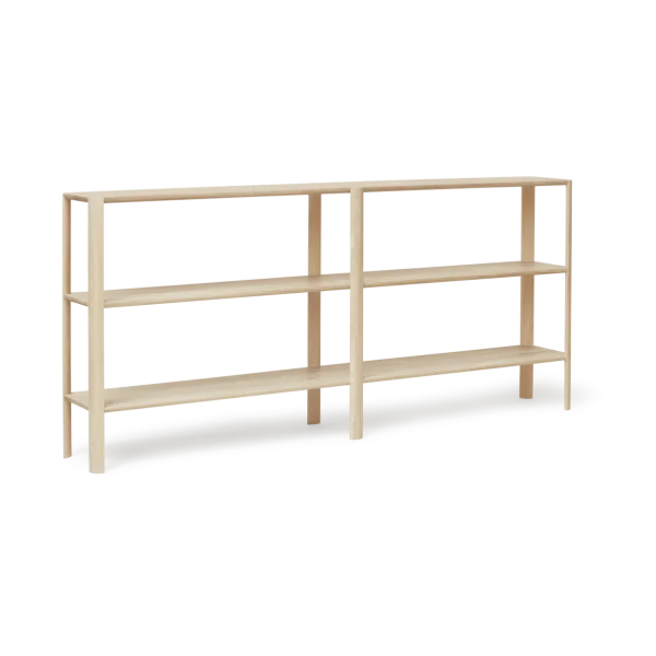 Form & Refine Leaf plankrek 3 planken 92x200 cm Wit eiken