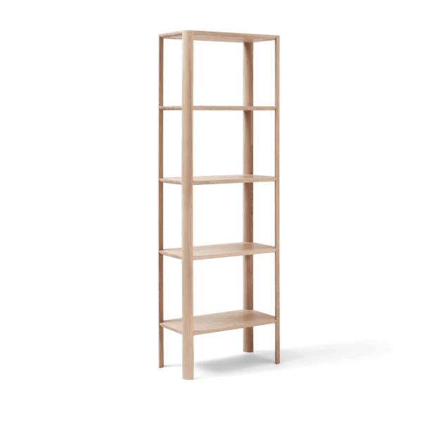 Form & Refine Leaf plankrek 5 planken 55x162 cm Wit eiken