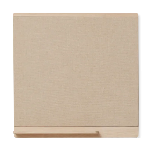 Form & Refine Rim prikbord 75x75 cm Wit eiken