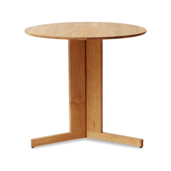 Form & Refine Trefoil eettafel Ø75 cm Eikenhout