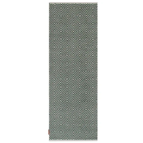 Formgatan Diamond vloerkleed 70x200 cm Green