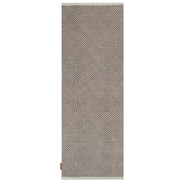 Formgatan Diamond vloerkleed 70x200 cm Grey