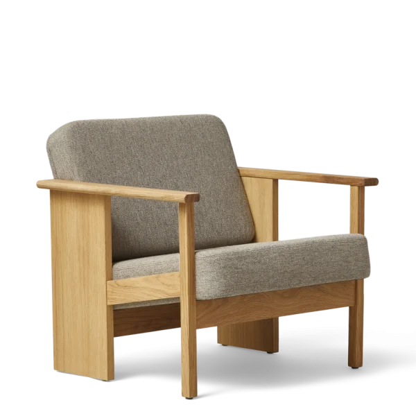 Form&Refine Block Loungestoel eiken - Kvadrat Hallingdal 65 0227