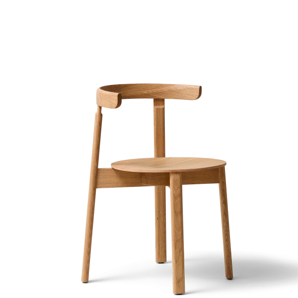 Form&Refine Maanstoel - ohne gepolstertem Sitzkissen - geolied eikenhout