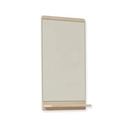 Form&Refine Rim Wandspiegel - eiken, wit geolied - small