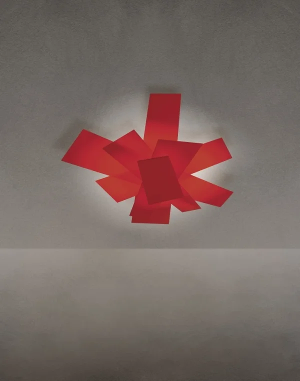 Foscarini Big Bang wand- & plafondlamp - rood