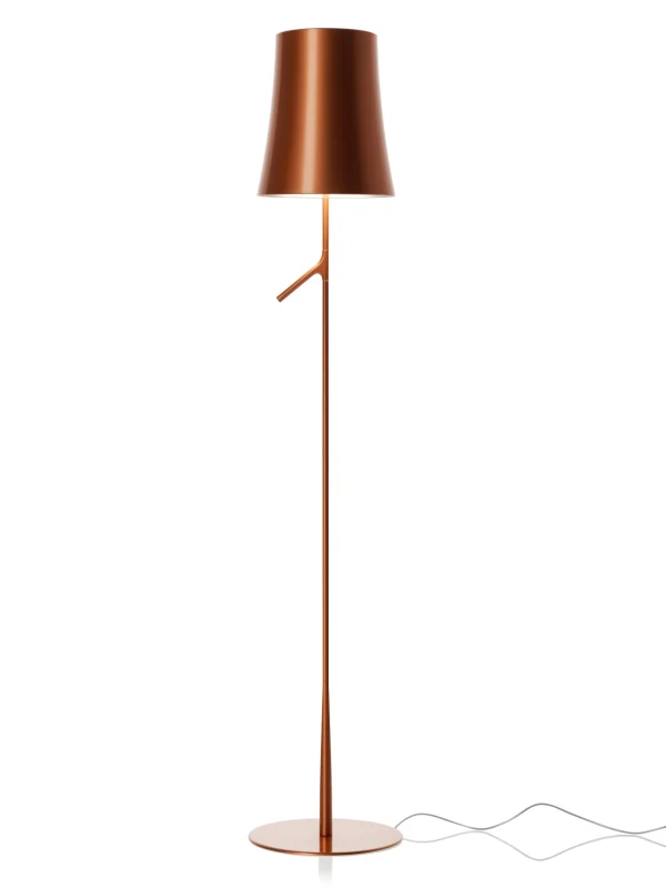 Foscarini Birdie vloerlamp - koper - dimbaar