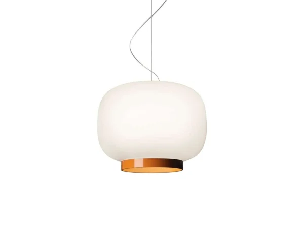 Foscarini - Chouchin 1 LED Hanglamp Dimbaar 10m White/Orange