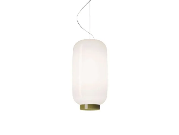 Foscarini - Chouchin 2 LED Hanglamp Dimbaar 10m White/Green