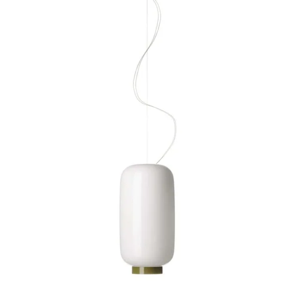 Foscarini - Chouchin 2 Reverse LED Hanglamp Dimbaar 10m White/Green