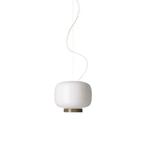 Foscarini - Chouchin 3 Reverse LED hanglamp, wit/grijs