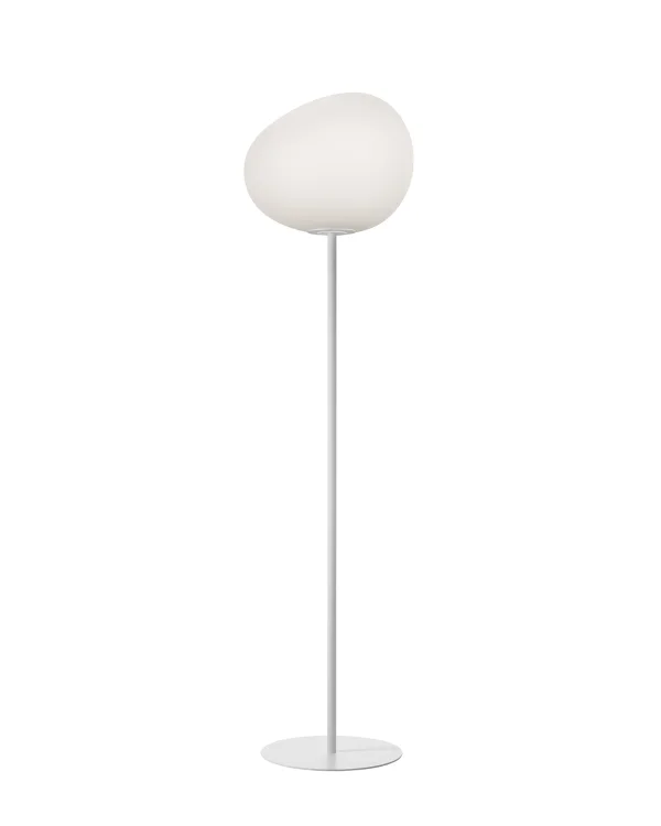 Foscarini Gregg vloerlamp - bianco - 31 x 151 x 44 cm