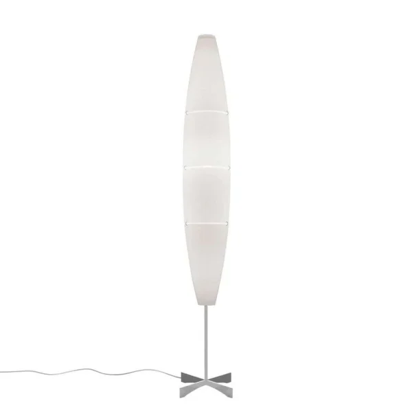 Foscarini - Havana Vloerlamp On/Off Aluminium/White