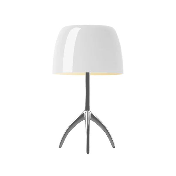 Foscarini Lumiere Grande dimbare tafellamp wit, aluminium