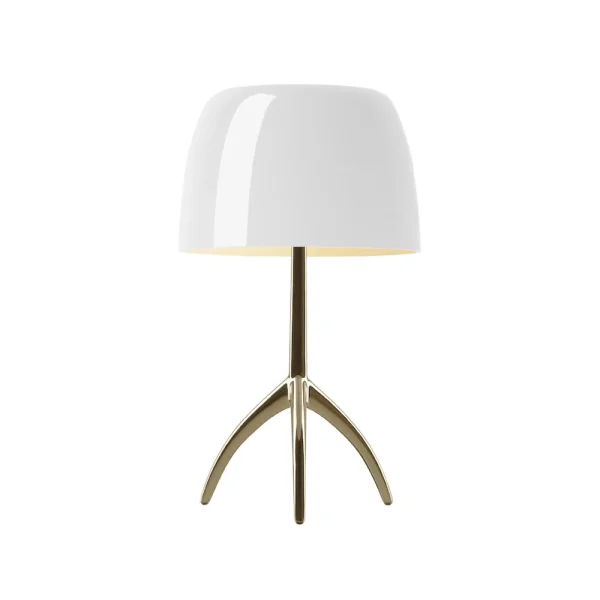Foscarini Lumiere Grande dimbare tafellamp wit, champagne