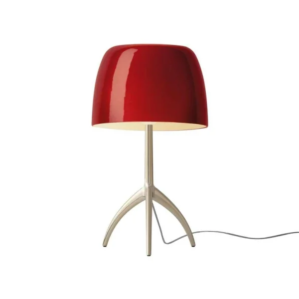 Foscarini - Lumiere Grande tafellamp, goud/rood, 45 cm