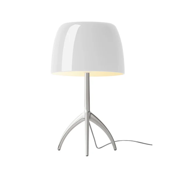 Foscarini - Lumiere Grande Taffellamp G9 Alu/Wit