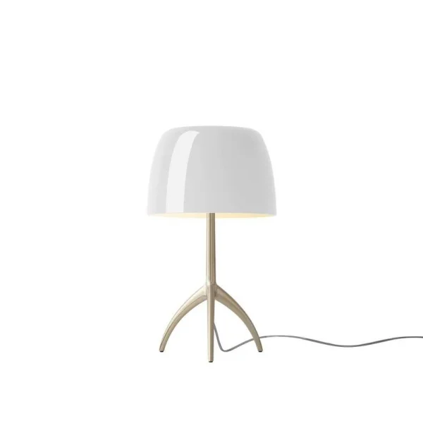 Foscarini - Lumiere Piccola tafellamp, goud/wit, 35 cm