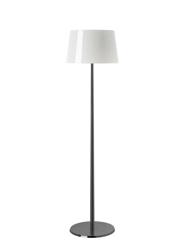 Foscarini Lumiere XXL vloerlamp - wit - Cromo Nero