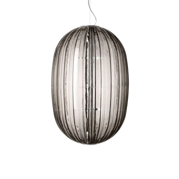 Foscarini - Plass Grande LED Hanglamp Grijs 10m