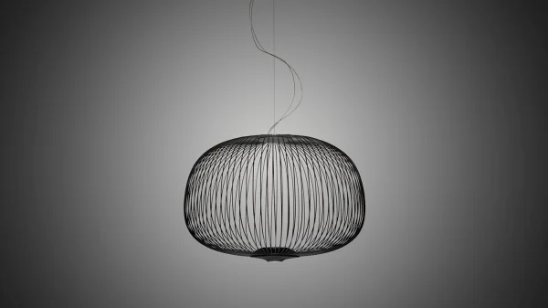 Foscarini Spokes 3 Hanglamp - zwart - met MyLight