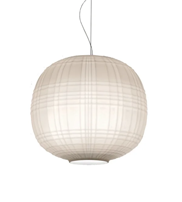 Foscarini Tartan hanglamp led - wit - Led dimbaar