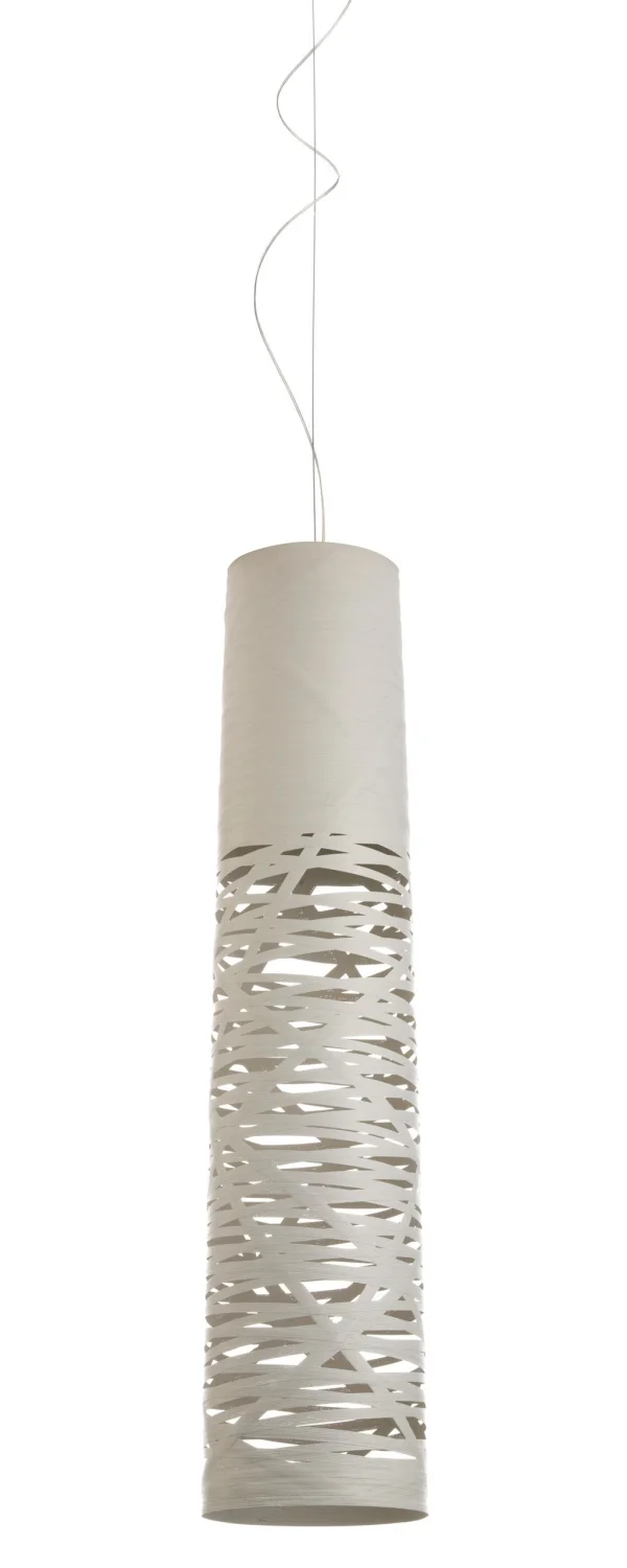 Foscarini Tress hanglamp - wit - Halogeen - niet dimbaar - media Ø24 x 110