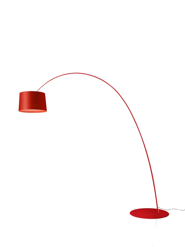 Foscarini Twiggy Elle Vloerlamp - cremisi - met MyLight