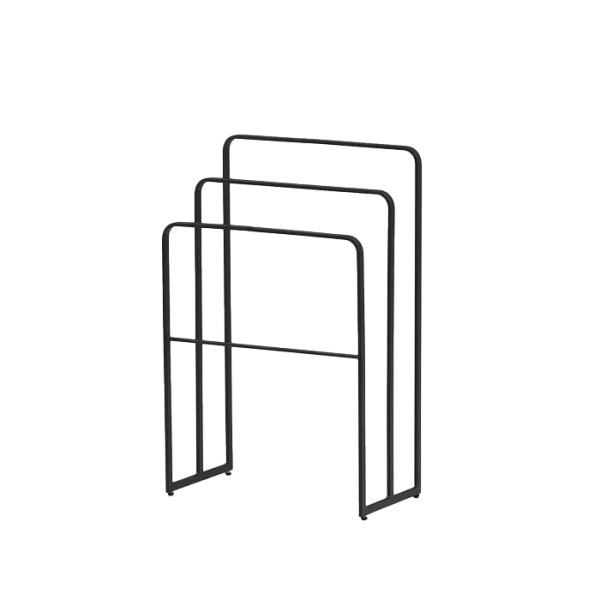 Foss metalen handdoekrek zwart - 54 x 84 cm