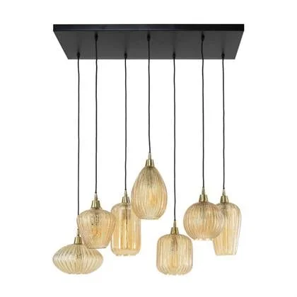 Fraaai Elsie hanglamp 7L patroon mix