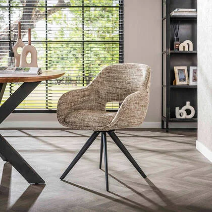 Fraaai Herman draaistoel - eagle zand