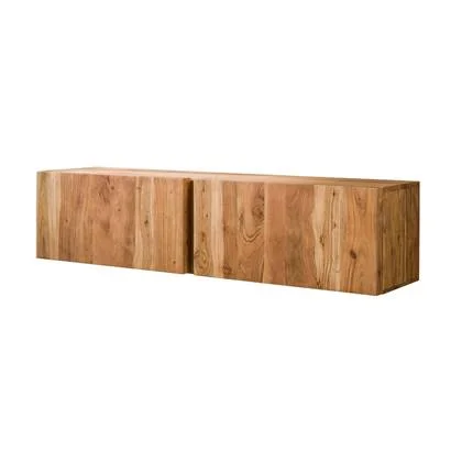 Fraaai Kelsey zwevend tv-meubel - 150 cm - acacia hout