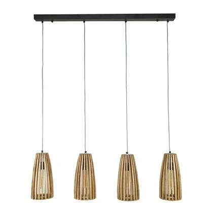 Fraaai Laela hanglamp 4L hout