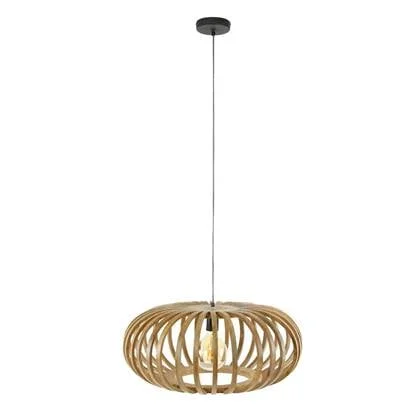 Fraaai Pepyn hanglamp 1L hout