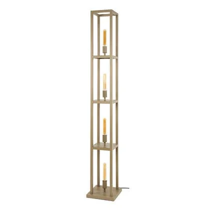 Fraaai Sandra vloerlamp 4-lichts - beige