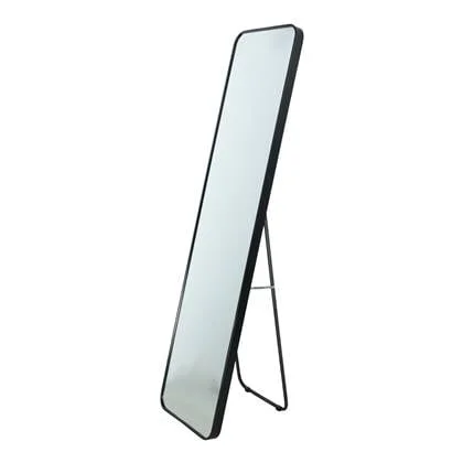 Fragix Alux Passpiegel staand|hangend - Zwart - Aluminium - 150x40