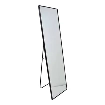 Fragix York Passpiegel - Zwart - Aluminium - 150x40