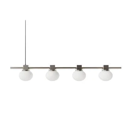 Frama Ovoid Quadruple hanglamp staal